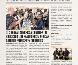 CLC Kenya Launches a Continental Book Club List Featuring 24 African Authors from Seven Countries